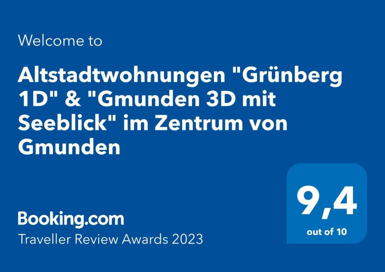 Altstadtwohnungen "Grunberg 1D" & "Gmunden 3D Mit Seeblick" Im Zentrum Von Gmunden Exteriér fotografie