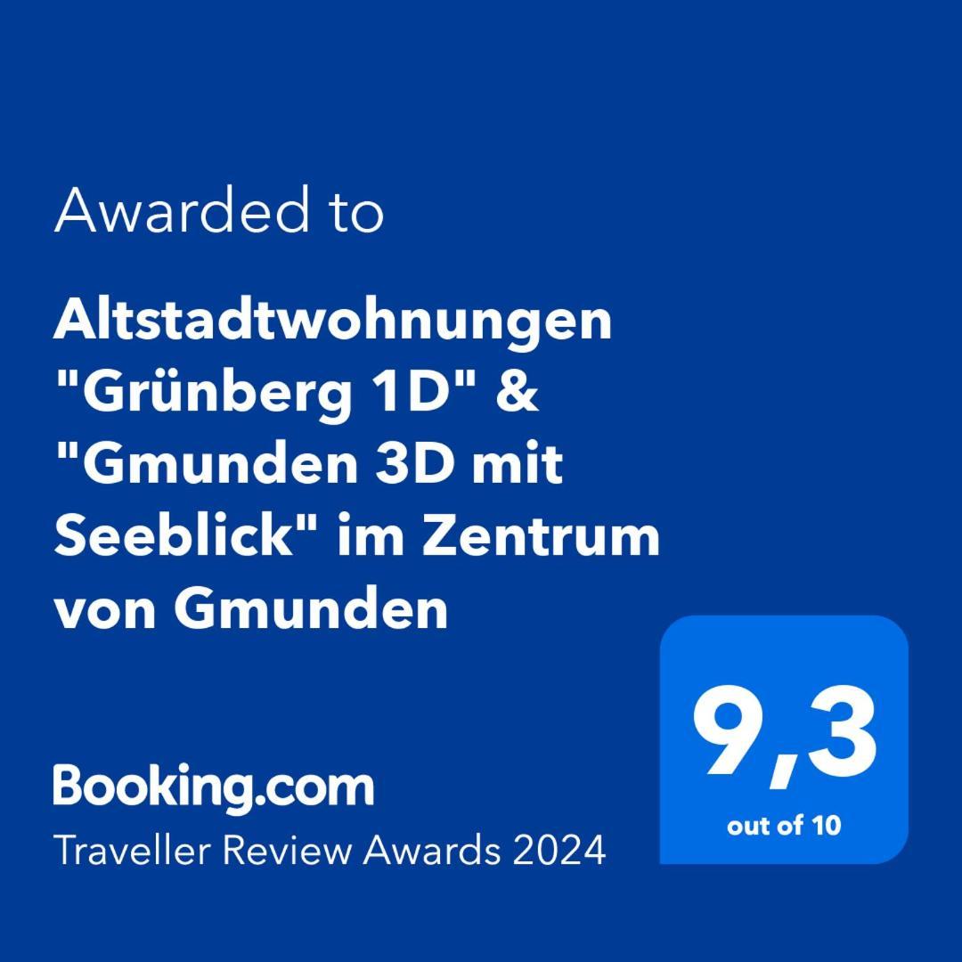 Altstadtwohnungen "Grunberg 1D" & "Gmunden 3D Mit Seeblick" Im Zentrum Von Gmunden Exteriér fotografie